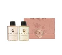 Noble Isle Coffret cadeau | Gel douche de luxe Meadow Strolls de qualité supérieure pour homme et femme | Collection cadeau soins du corps | Britain In A Bottle | Fabriqué au Royaume-Uni - 2 x 75 ml