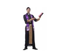 (Noble missionnaire) Regal Cos Costume d'Halloween pour adulte Robe de Grand clerc en tissu polyester