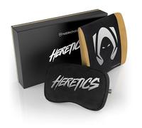 noblechairs Ensemble d'oreillers en mousse à mémoire de forme - Édition Heretics pour les fans d'esports avec mousse à mémoire de forme et logo Team Heretics - Noir/doré