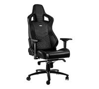 noblechairs Epic Chaise de Gaming - Chaise de Bureau - Cuir Véritable - Noir
