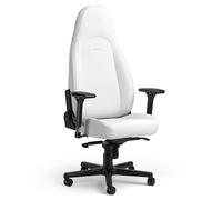 noblechairs Icon White Edition - Chaise Gaming Confortable - Fauteuil Bureau 150kg Capacité de Charge - Chaise Ergonomique - Chaise Pivotante - Siege Gamer - Coussin Inclus