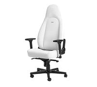 noblechairs Icon White Edition - Chaise Gaming Confortable - Fauteuil Bureau 150kg Capacité de Charge - Chaise Ergonomique - Chaise Pivotante - Siege Gamer - Coussin Inclus