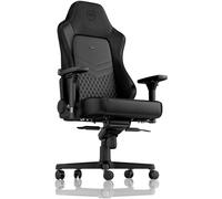 noblechairs Hero Chaise de Gaming - Chaise de Bureau - Cuir Véritable - Noir