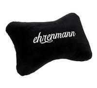 Coussin de nuque Noblechairs Ehrenmann Noir avec inscription blanche. Pour les modèles Epic/ICON/Hero. Durable et confortable, il aide à maintenir une position assise naturelle.