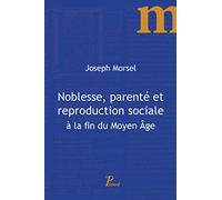 Noblesse, parenté et reproduction sociale à la fin du Moyen Âge