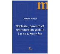 Noblesse, parenté et reproduction sociale à la fin du Moyen Âge