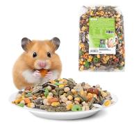 Nobleza - (500g Alimentation pour Hamster, Alimentation pour Cochon d'Inde appétente et équilibrée, Participe à l’Usure Naturelle de Dents