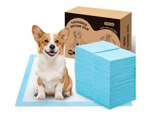 Nobleza Alaise Jetable pour Chien et Chiot, 60x60cm Tapis Pipi pour Chien 100 Pièces Tapis Educateur Chien Absorbant et Anti-fuites Alèse Jetable pour Chien Animaux