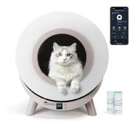 Nobleza - Bac à Litière Chat Autonettoyant avec Contrôle APP, Grande Capacité 80L+14L, SL01 Litière Automatique,Idéal pour Plusieurs Chats, Sacs à Déchets Inclus