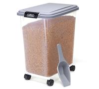 Nobleza - Conteneur de Nourriture pour Animaux de Compagnie 30 L , Gris