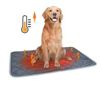 Nobleza Coussin Auto-Chauffant pour Chat & Chien, Chiot Tapis Chauffant pour Animaux Lavable Anti-dérapant, Doux Peluche Couverture Thermique, Écologique Extra-Chaud Lit Matelas, XXL 115x72cm