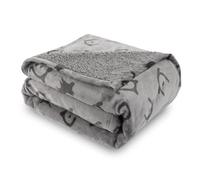 Nobleza Couverture Imperméable pour Chien, XXL 203 x 152cm Douillette Doux Plaid pour Animaux pour Chien Chat, Lavable en Machine, Réversible, Protection pour Canapé Lit, Gris Clair