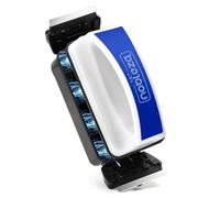 Nobleza - Double Aimant Nettoyeur Aquarium, Grattoir Magnétique Puissant pour Vitres d'Aquarium, Nettoyeur d'Algues Flottant sans Rayures pour Aquarium, Taille S (L10.8 x W4 x H7CM)