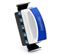 Nobleza - Double Aimant Nettoyeur Aquarium, Grattoir Magnétique Puissant pour Vitres d'Aquarium, Nettoyeur d'Algues Flottant sans Rayures pour Aquarium, Taille M (L13.8 x W5 x H8CM)