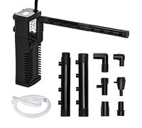 Nobleza - Filtre Intérieur Aquarium 5W, 230L/H Filtre Aquarium à Débit d’Eau, 20-50L Filtre Aquarium pour Petit Réservoir, Froide ou Tropicaux, Réservoir de Tortues