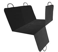 Nobleza Hamac Voiture pour Chien Séparable avec Fermeture Éclair, Housse de Siège Arrière Imperméable et Anti-Griffures, Tapis de Protection Universel pour Voiture, SUV et Coffre, 147x145cm, Noir