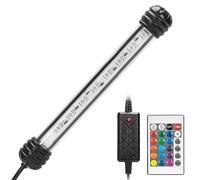 Nobleza - LED Lampe Aquarium avec Télécommande, Eclairage pour Aquarium RGB Multicolore, étanche à l'eau LED Lumière D'éclairage (1.5w 20cm, RGB)