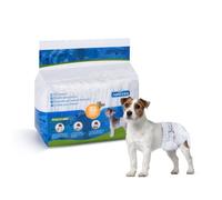 Nobleza - Pack de 12 couches jetables pour chien, bien-être et confort. Extra absorbantes. Taille XL (7 à 10kg).