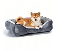 Nobleza Panier pour Chien et Chat de Petite et Moyenne Taille - Panier Anti-Dérapant avec Rembourrage Ultra-Doux, Lavable, Noir, 77x67 cm