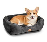 Nobleza Panier pour Chien et Chat de Petite et Moyenne Taille - Panier Anti-Dérapant avec Rembourrage Ultra-Doux, Lavable, Noir, 67x57 cm