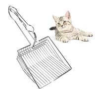 Nobleza Pelle à litière pour Chat, Pelle Profonde pour tamisage Rapide, Pelle à litière pour Chat en Acier Inoxydable,Facile à Nettoyer pour Animaux Chats et Chiens