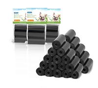 Nobleza Sac a crottes chien Sacs pour excréments de chien, 1080 sachets à déjections Canines, 72 Rouleaux, Couleur noir