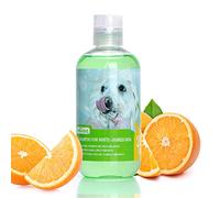 Nobleza Shampoing Chien Poils Blanc-Enlever Les Taches en sécurité, sans Eau de Javel ni peroxyde, shampooing Chien Blanc avec Parfum d'orange, Shampoing Shih tzu, Bichon, Maltais 250ml