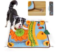Nobleza Tapis de fouille Chien, Snuffle Mat, Tapis d'alimentation Lente et de Lutte Contre Le Stress, Jeu Intelligence Chien, Reniflant Couverture avec Ventouse Antidérapante, Lavable, Grand, 75x58cm