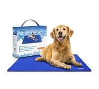 Nobleza - Tapis de refroidissement durable pour animaux. 50 x 90cm. Couleur bleu. Auto-réfrigérant.