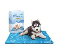 Nobleza - Tapis de Refroidissement pour Chiens, Chats et Animaux domestiques. Tapis de Gel Non-Toxique Auto-refroidissant. 50 * 40cm, Bleu. S