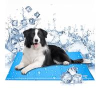 Nobleza Tapis Rafraîchissant Chien Tapis de Gel Non-Toxique Auto-Refroidissant pour Chien, Fraîcheur L, 90x50CM