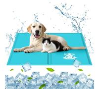 Nobleza Tapis rafraîchissant pour chiens et chats, 120 x 80 cm, couverture rafraîchissante pour chien, grand lit rafraîchissant, tapis en gel activé par pression XXL