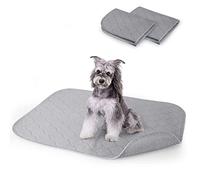 Nobleza - Tapis Ultra Absorbant pour Chien Grande Taille, Tapis propreté Chien educateur Chiot Lavable, Réutilisables alaise pour Chien, Tapis gamelle Chien educateur Chiot，Lot de 2, 75×89CM