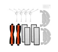 NOBLZFWO Compatible avec Xiaomi Robot Vacuum X10 Robot Vacuum Cleaner Pièces de Rechange Brosse latérale Principale Filtre Hepa Chiffon de vadrouille Sac à poussière Accessoires(X10243305)