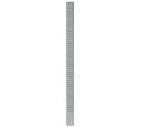 NOBO Bande planning métal 1900403, 54 fentes, pour fiches indice 2, G