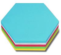 Nobo 1901313 Pack de 250 Cartes Hexagonales 19 x 16,5 cm