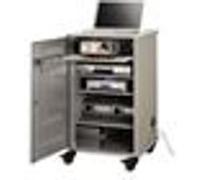 Nobo 1902339 chariot et support multimédia Gris, Argent Ordinateur portable Panier multimédia Gris G