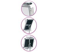 nobo 1902384 Panneau d'information DIN A3, dimensions : (L)350 x (P)70 x (H)1.010 mm