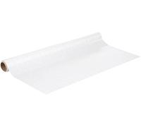 Nobo 1905157 Lot de 25 Feuilles Tableau Blanc à coller n'importe où pour une surface effaçable à sec instantanée/amovible 800 x 600 mm Blanc/Quadrillage Gris