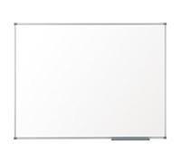 Nobo 1905236 Prestige Eco Tableau Blanc Magnétique Emaillé/Effaçable à Sec 1200 x 900 mm Cadre en Aluminium Marqueur Aimants avec Kit de Montage