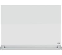 nobo® 1905265 Tableau mémo en verre Diamond - 58,4 x 44,1 x 5,5 cm, magnétique, blanc