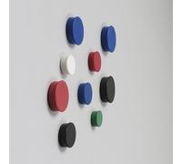 Nobo Aimants 20 Mm Coloris Rouge Blister (8)