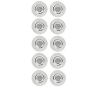 Nobo Aimants en verre pour tableau blanc 32 mm 10 pcs Blanc G