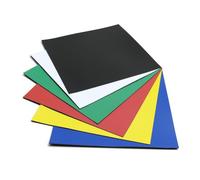 Nobo Carrés Magnétiques, Lot de 6, Coloris Assortis, 150 x 150 mm, 1901104