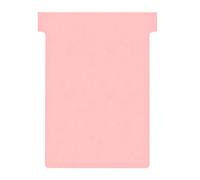 Nobo Fiches T pour planning, Indice 3, Lot de 100, Rose, 2003008