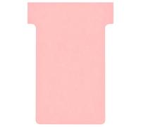Nobo Fiches T pour planning – Indice 2 – Lot de 100 – Rose