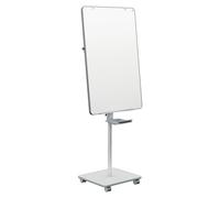 Nobo Chevalet Mobile Move & Meet Magnétique blanc - Tableau orientable - Sur roulettes - 70 x 100 cm
