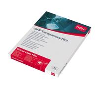 Nobo Colour Laser Film - Film Transparent Couché Recto - 100 Microns Clair - A4 (210 X 297 Mm) 50 Feuille(S)