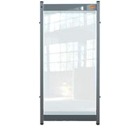 Nobo Ecran de distanciation sociale, Hauteur 1.65m séparateur de bureau en PVC transparent, Ecran et protection, Premium Plus, 400x820mm
