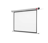 Nobo - Écran pour Projecteur Électrique, à Suspendre au Mur/Plafond, Surface Blanche Mate, Télécommande Incluse, 1440 x 1080mm, 1901970